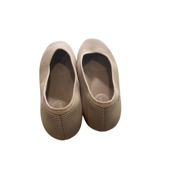 Vivaia Margot 2.0 Square Toe V-Cut Flats Shoes EU 39.5 US 8.5 Almond - Picture 3 of 5